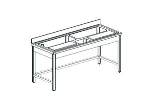 Стол разделочный для рыбы Apach Chef Line Ltpf177S2 – купить по цене завода