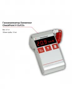 Газоанализатор Dansensor CheckPoint II О2/СO2 – купить по цене завода