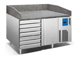 Купить стол для пиццы koreco spz 1610 wn (+0/+12) гранит.столеш 390л, 1дв, 7ящ, 1500х800х985мм – цена от завода, доставка до двери | RuOborudovanie.ru