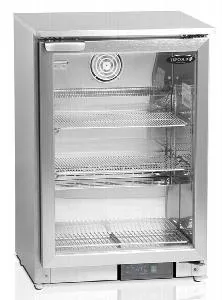 Шкаф морозильный Tefcold GF200VSG нержавеющий 112л со стеклом - охладитель бокалов – купить по цене завода
