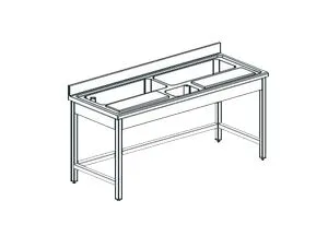 Стол разделочный для рыбы Apach Chef Line Ltpf217S2 – купить по цене завода