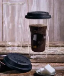 Купить стакан luigi bormioli thermic glass двойное стекло с крышкой 340мл 12837/01 – цена от завода, доставка до двери | RuOborudovanie.ru