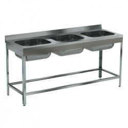 Ванна моечная Кобор вмц/3-180/70/430 цельнотянутая 