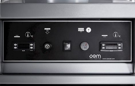Пресс для пиццы Oem-ali PF45MTE PIAN без бортика, краст 45см, термический, электрон.термостат