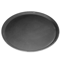 Поднос D 35,5см серия Jiwins Jw-R1400Ct-Bl, черный, прорезиненный круглый