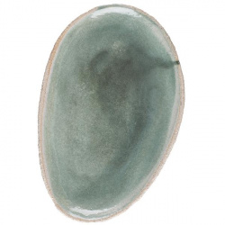 Купить блюдо овальное 36х25см, керамика, цвет vert, wabi 963487 – цена от завода, доставка до двери | RuOborudovanie.ru