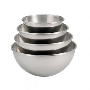 Миска полусферическая 16,8Л D40См H20См, без ручек, нерж.сталь 3371.40