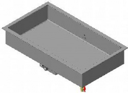 Прилавок 2-х блюд Iterma МЭ-2С-1025 Толга Drop-In 3хGN1/1 (1025х590х300мм)