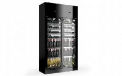 Шкаф винный Enofrigo Wine Library 2P Wall H220 P60 черный A1Wlw2P226P/421