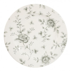 Купить тарелка мелкая 17см vintage prints, цвет grey rose chintz rcgvp651 – цена от завода, доставка до двери | RuOborudovanie.ru