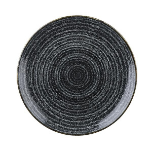 Тарелка мелкая 21,7СМ, без борта, цвет Charcoal Black, Studio Prints Spcbevp81