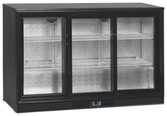 Шкаф холодильный Tefcold DB300S-3 барный черный со стеклом 300л 0,26кВт – купить по цене завода